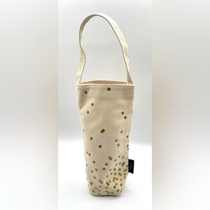 KATE SPADE New York Gold Dots Wine Tote Bag.